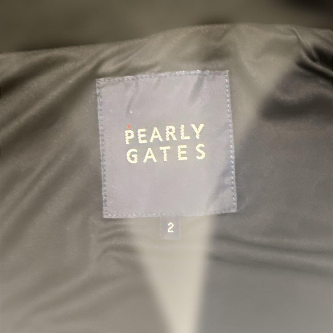 PEARLY GATES ブラック ダウンベスト サイズ2
