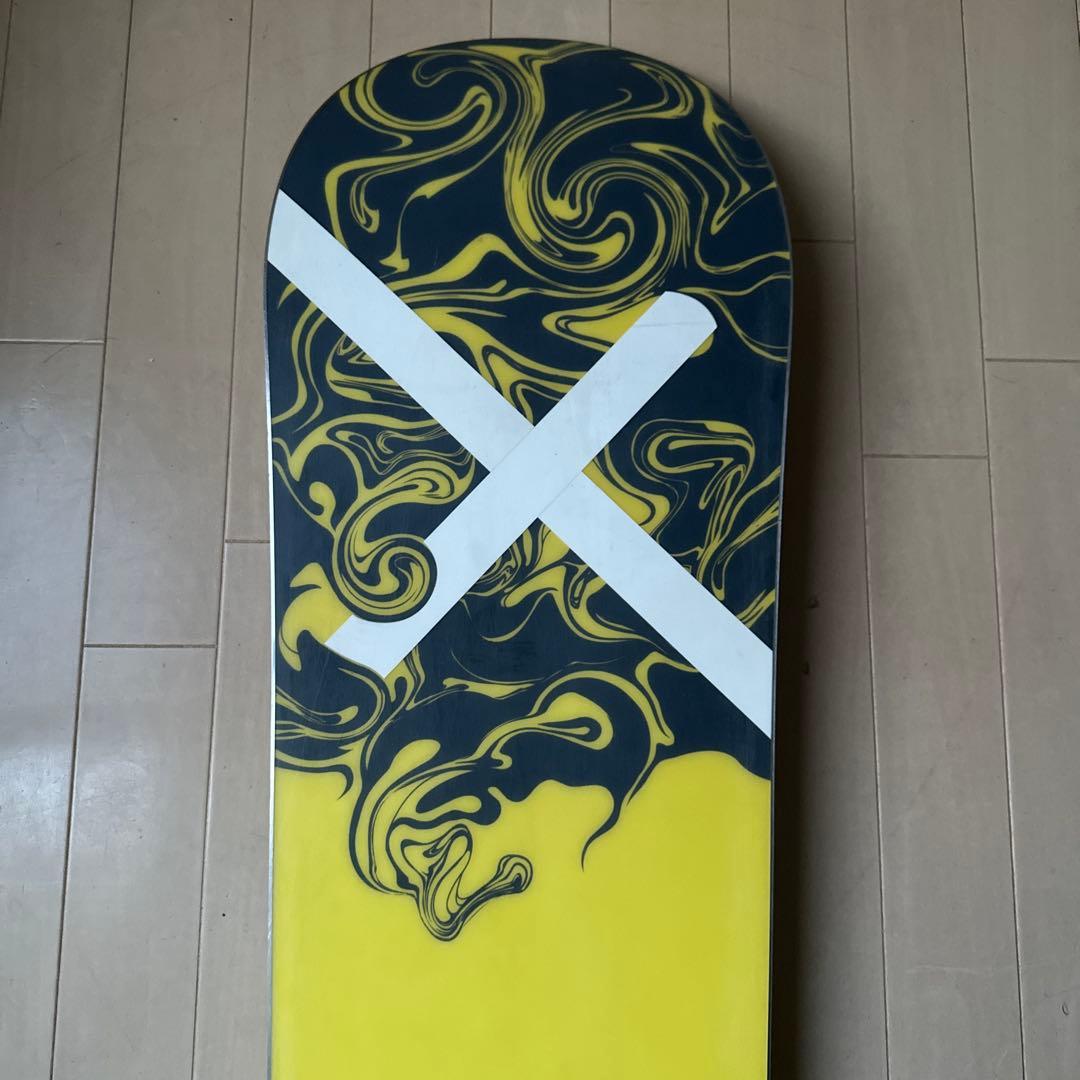 Burton custom x バートンカスタムXスノーボード白