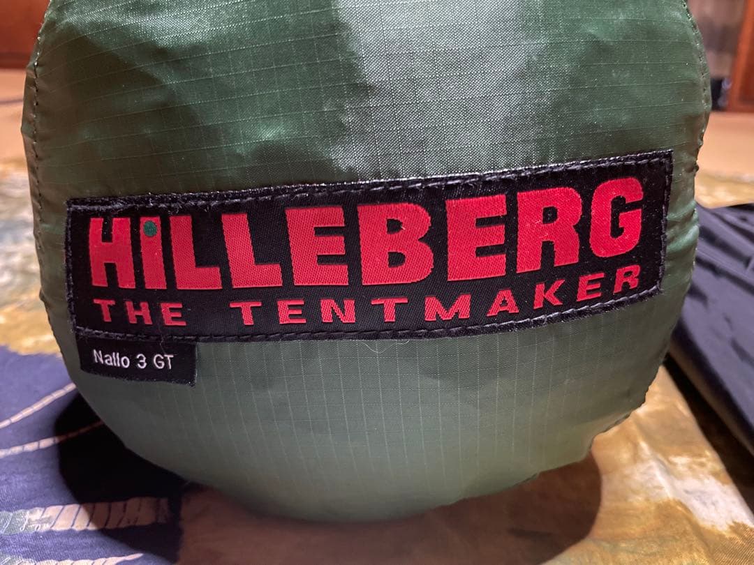 【美品】HILLEBERGヒルバーグナロ3GT グリーン　純正フットプリント付