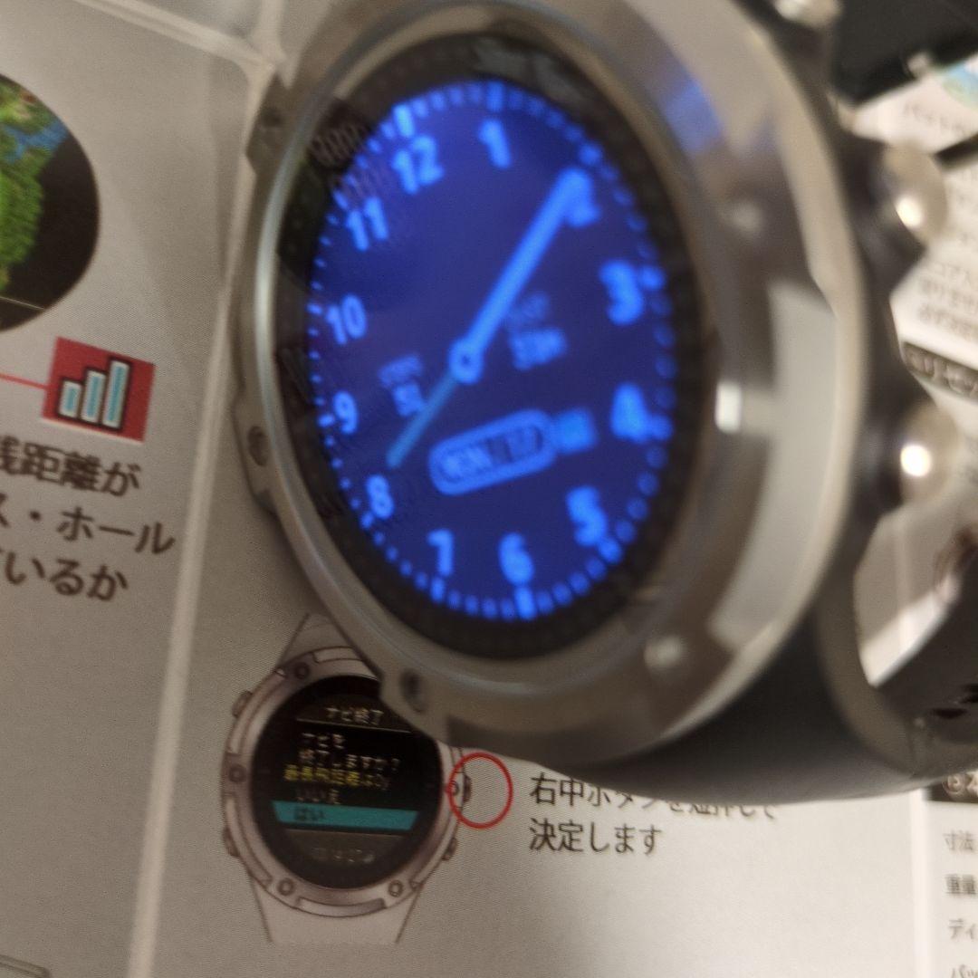 美品今日だけ値下げショットナビ　EvoIve SEゴルフナビウオッチ 歩数計付き