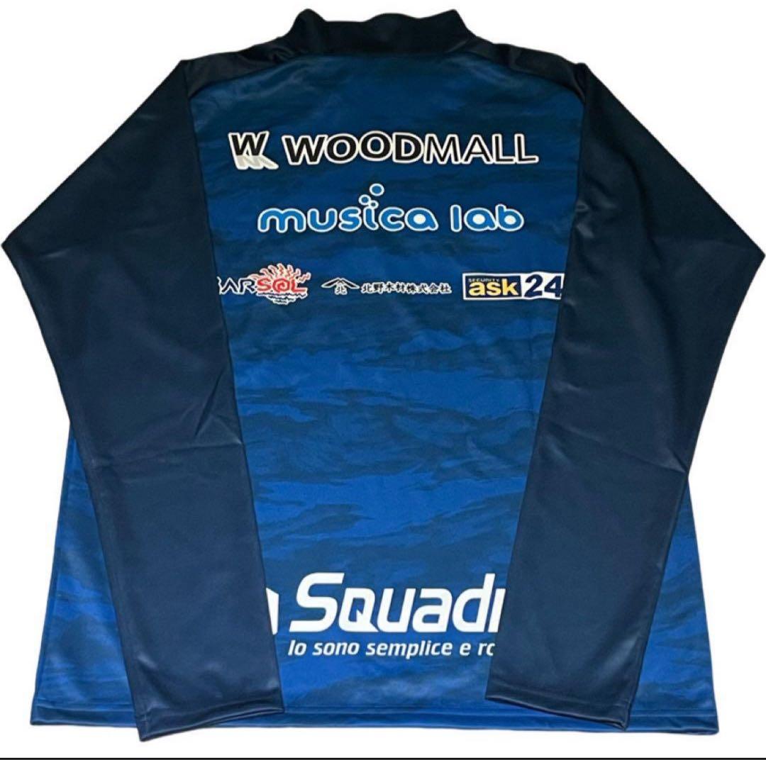 奈良クラブ Squadra 選手支給品 練習着 長袖 ハーフジップ