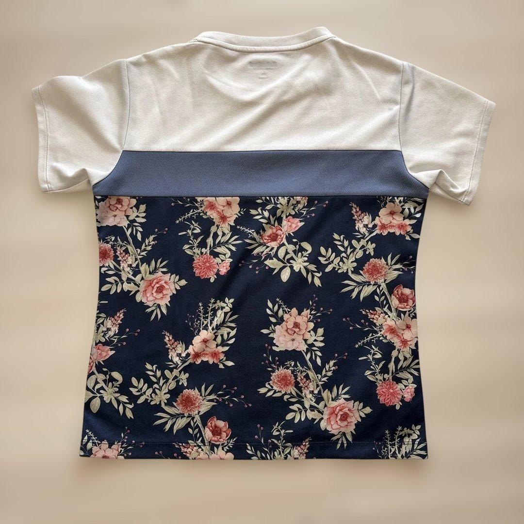 Admiral フラワープリント Tシャツとスカートセットアップ LL