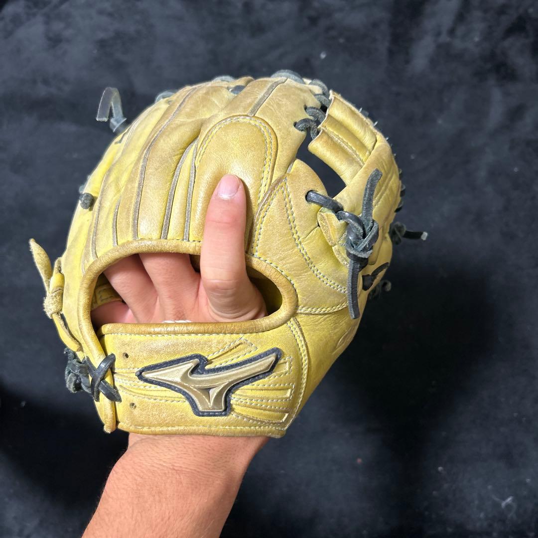 Mizuno Glove Elite イエロー 右投げ用　トレーニンググラブ