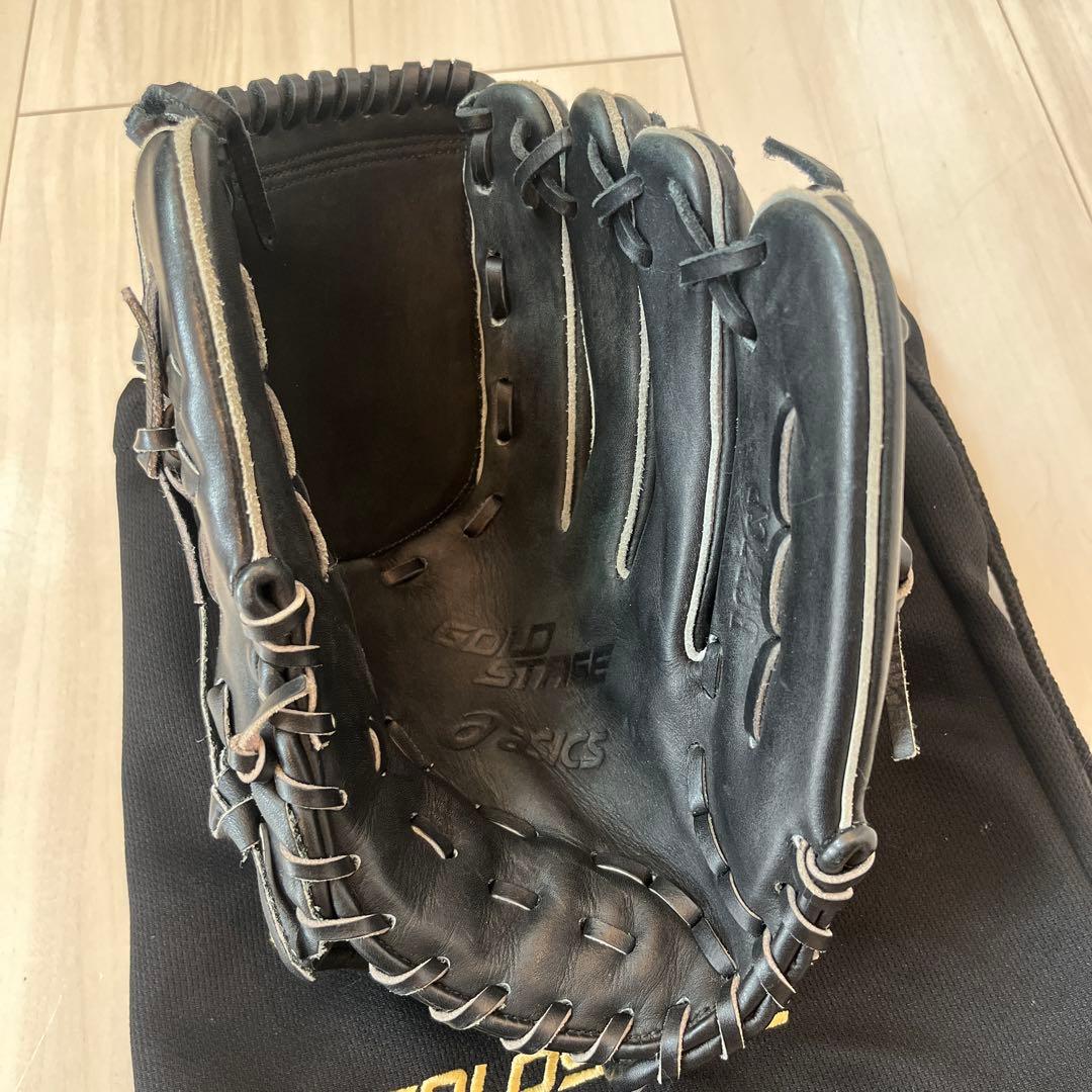 ゴールドステージ 野球グローブ 黒　ピッチャー