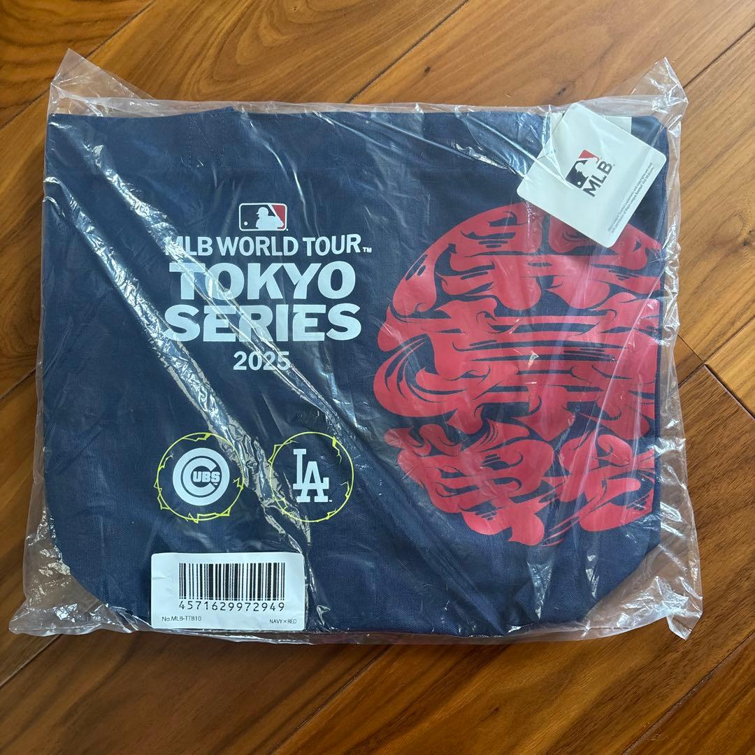 【新品未使用】MLB 東京シリーズ グッズセット キャンバストートバッグ&ポーチ