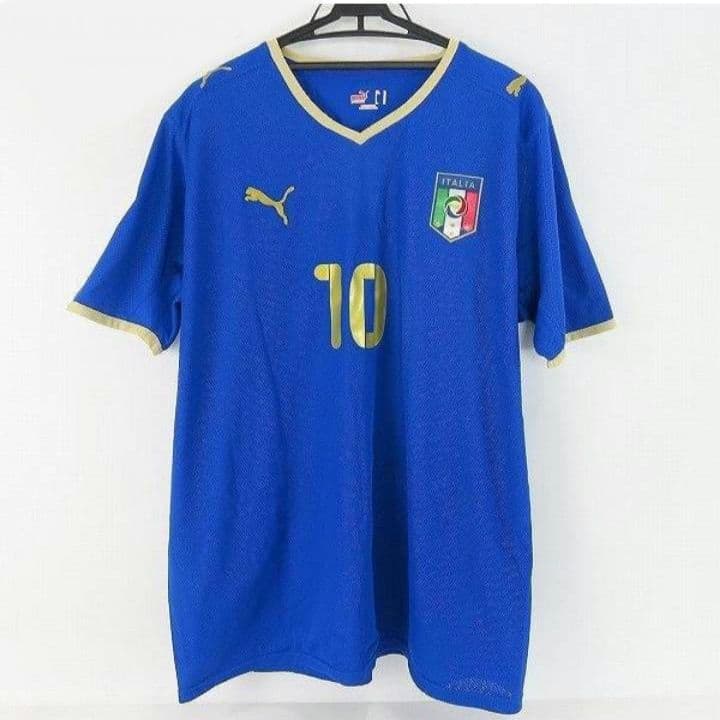 美品 PUMA プーマ イタリア代表 ホームユニフォーム #10 バッジョ/XL