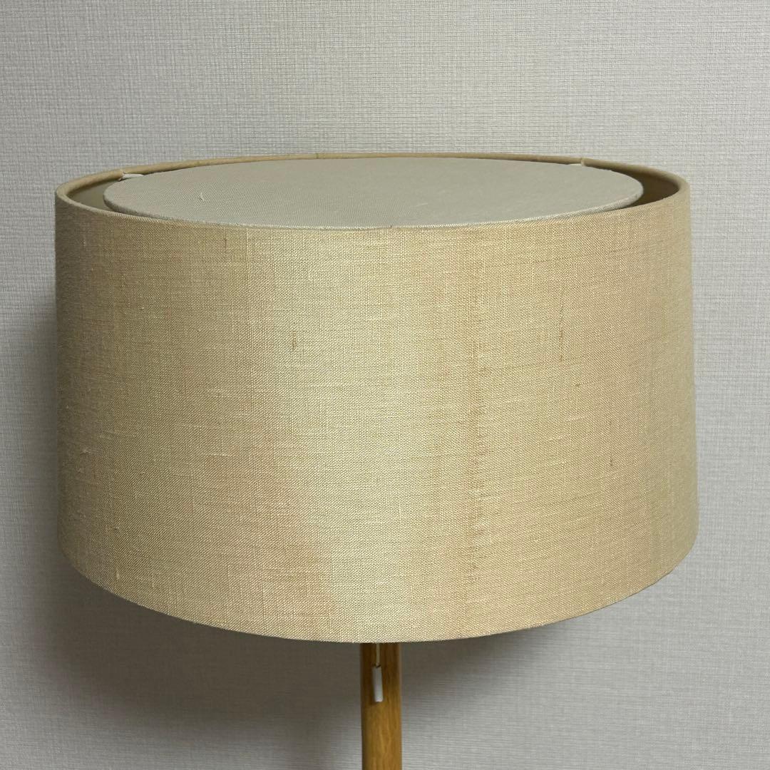 廃盤　無印良品　LED麻シェードフロアライト　照明
