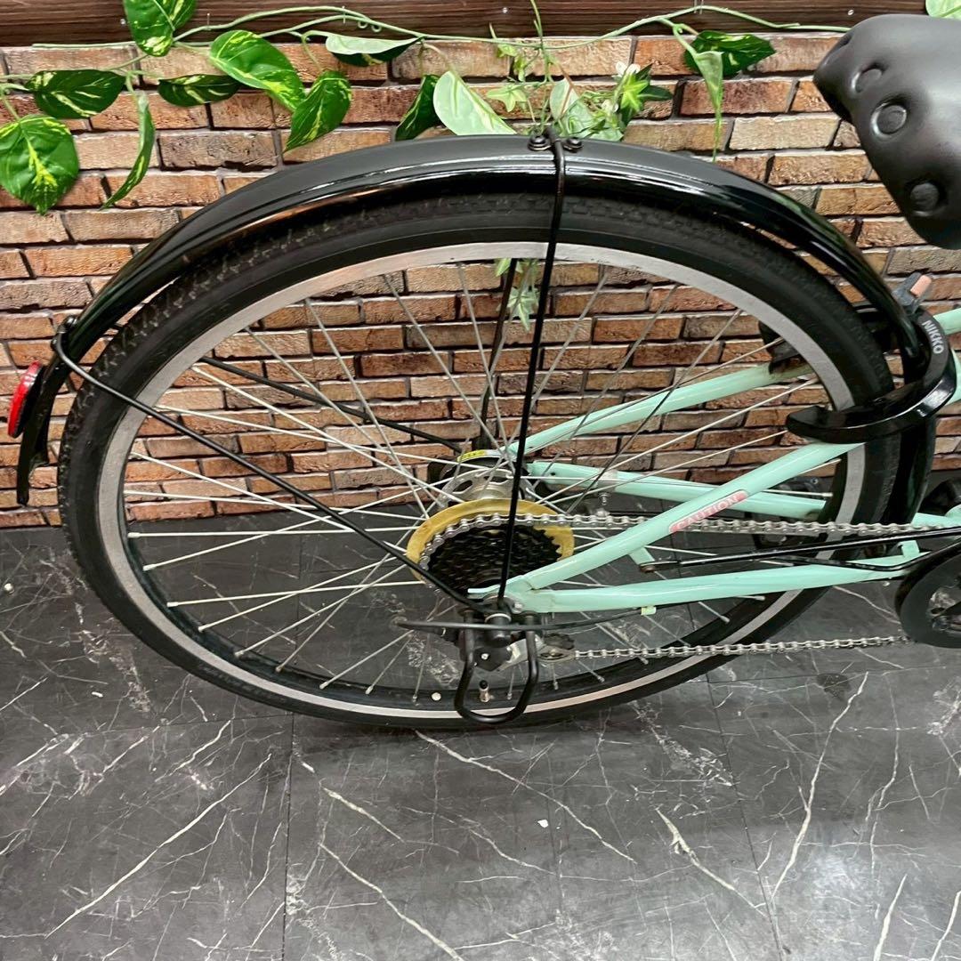 【122】一般車 シティー車 VERONIQUE ミントグリーン 26インチ