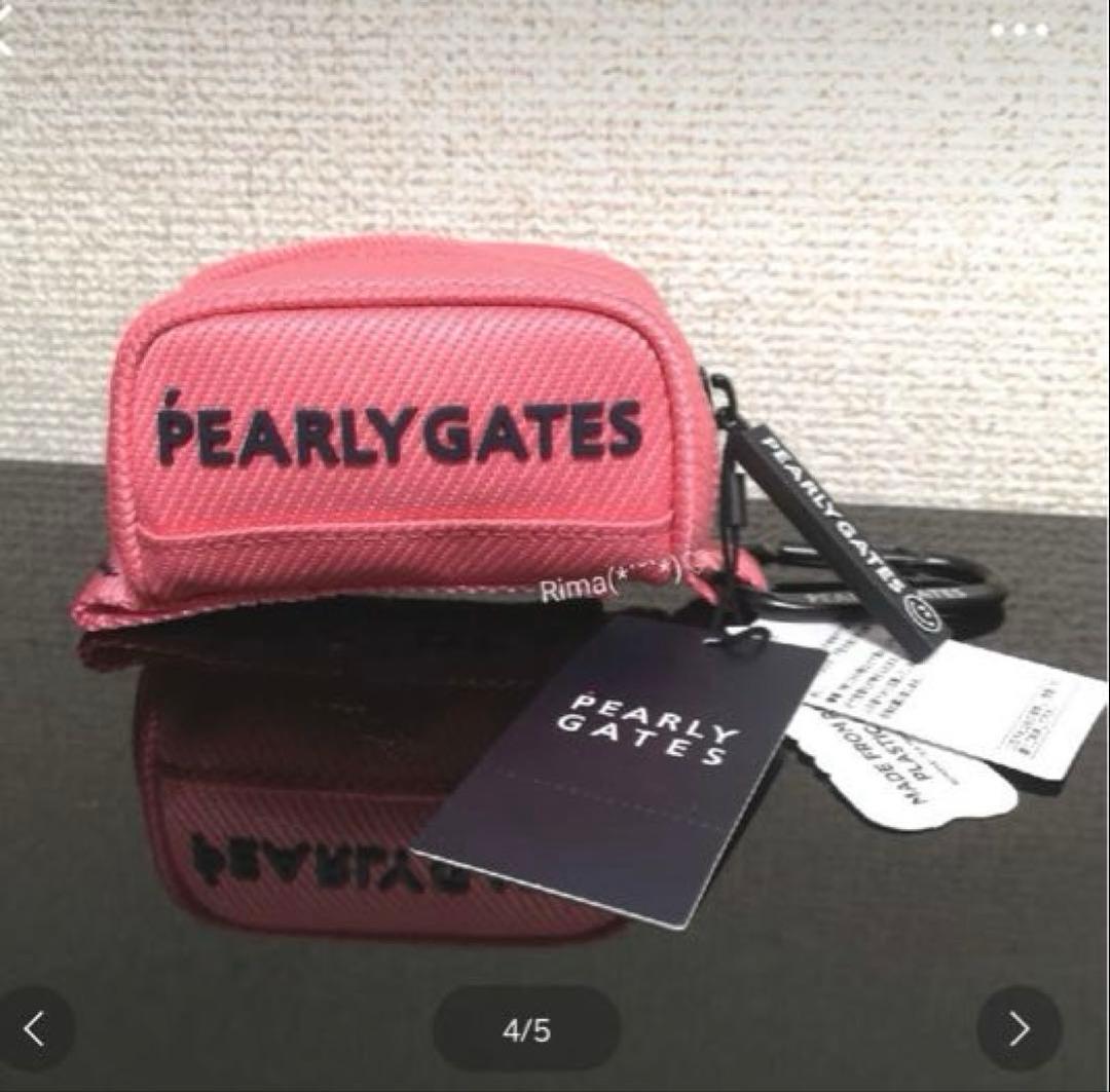 パーリーゲイツ　ボールポーチ　限定ピンク　新品