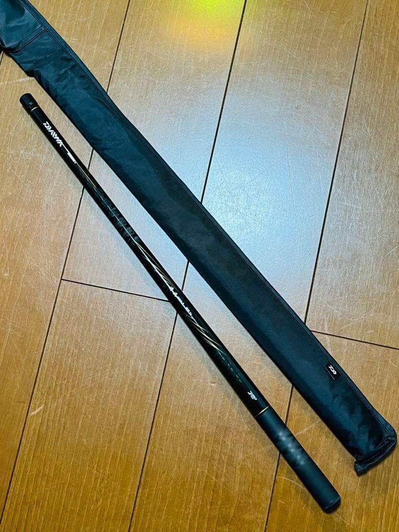 【美品】ダイワ 清流X 硬調 54 のべ竿