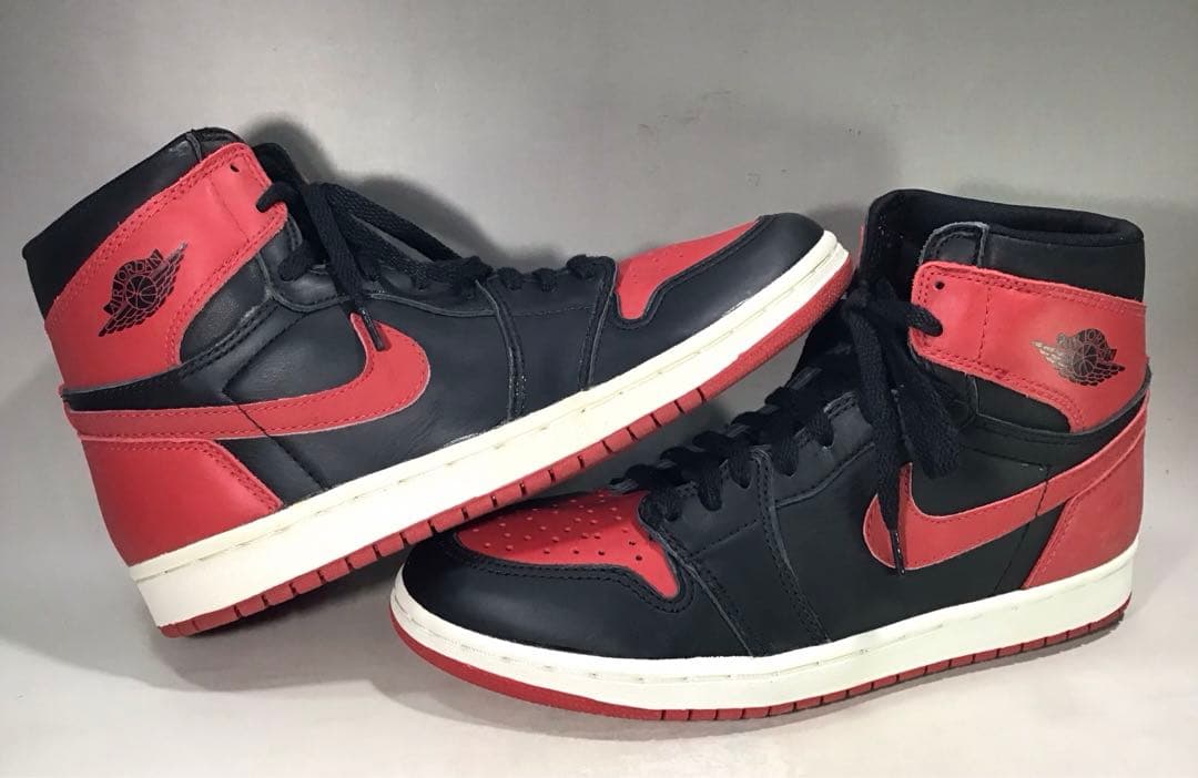 美 NIKE 1994 AIR JORDAN 1 エアジョーダン 1 黒赤 古着