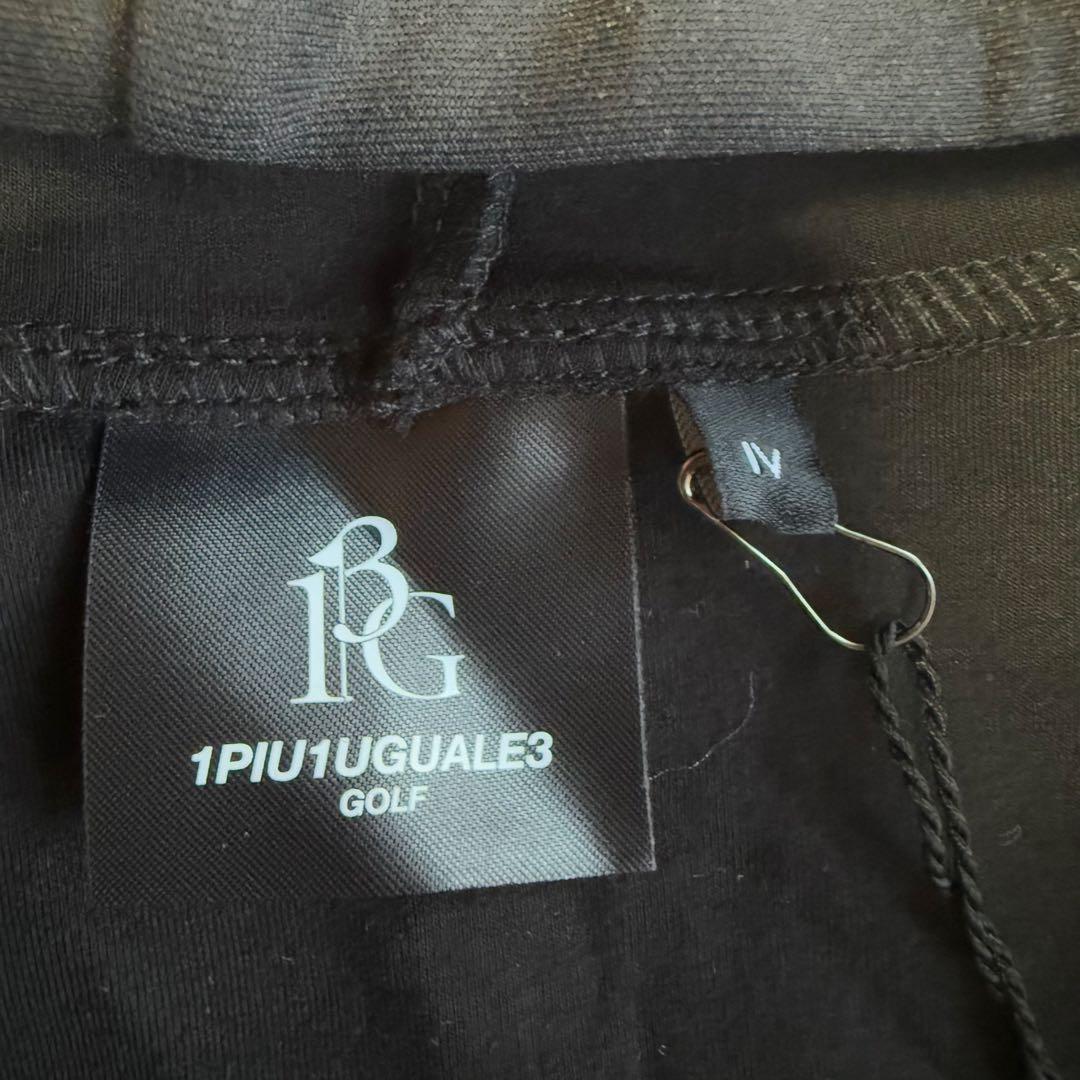 1PIU1UGUALE3 GOLF 新品✨ジップアップパーカー Ⅳ ブラック