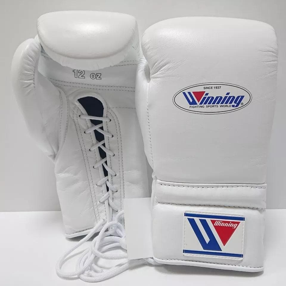 winning ウイニング ボクシンググローブ 12oz 白 MS-400①