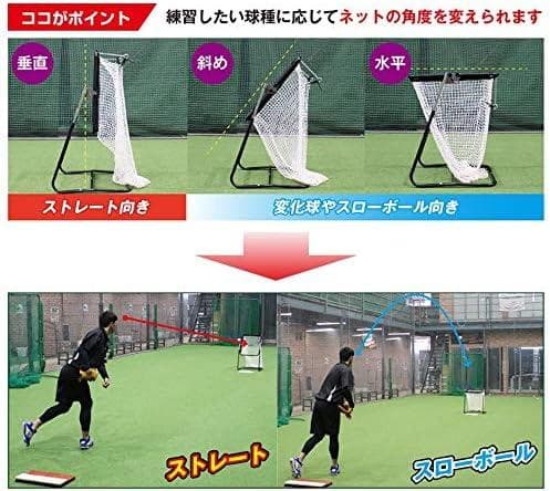 フィールドフォ―ス 緩急スローイングネット FSSN-5546 練習ボールセット
