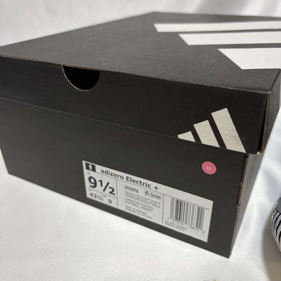 Adizero Electric+Ⅱ Cleats　Black　27.5㎝　N