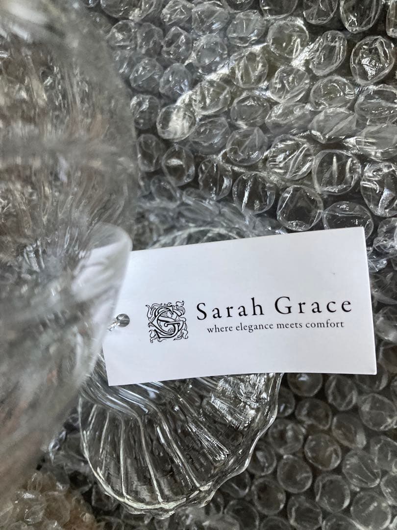 Sarah Grace ガラスキャニスター　4個セット