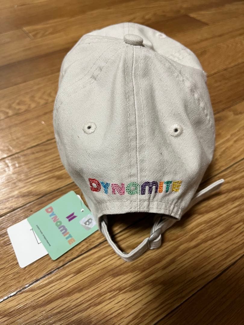 New Era 9FORTY LA刺繍キャップ ベージュ BTS ダイナマイト
