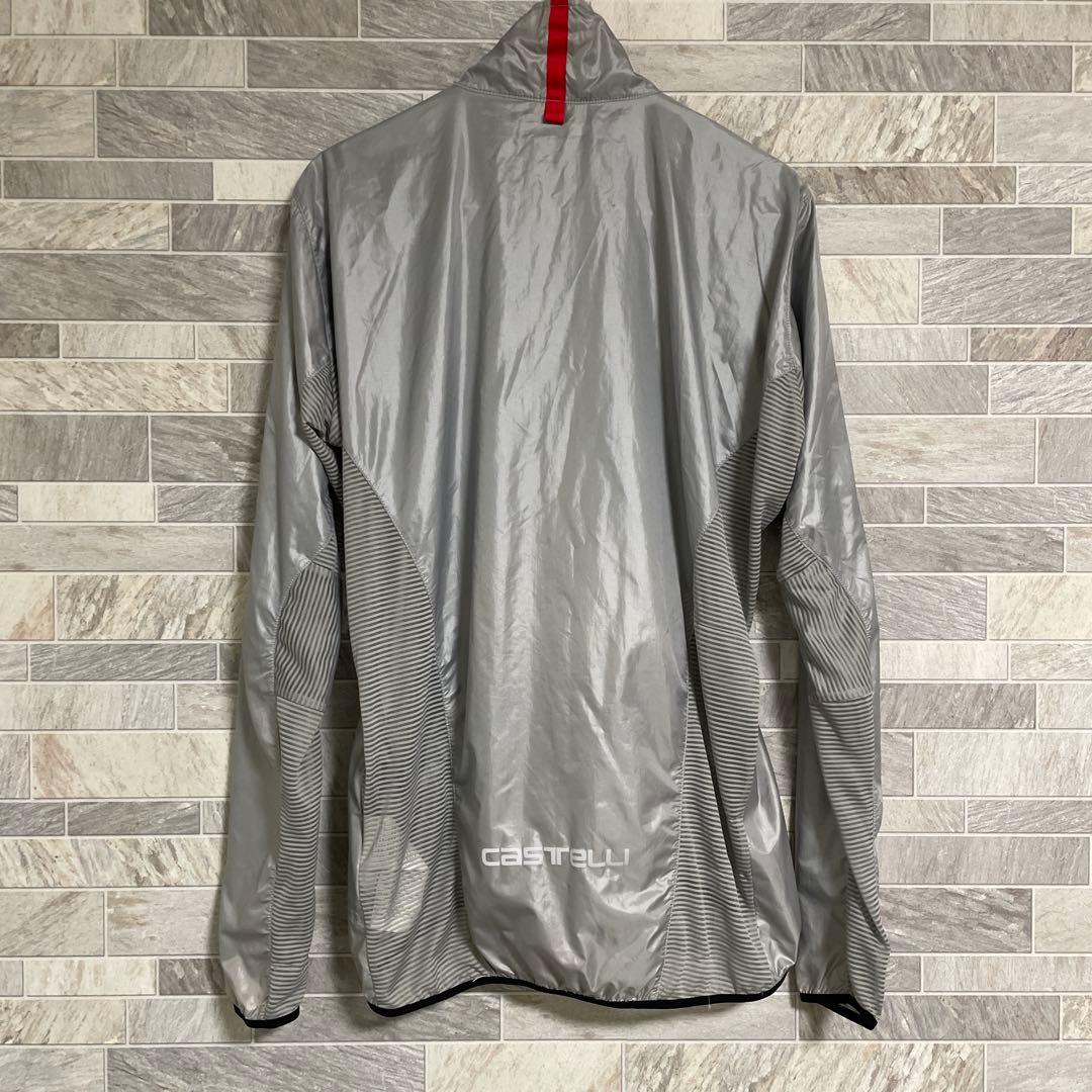 CASTELLI ARIA SHELL JACKET ウィンドブレーカー グレー