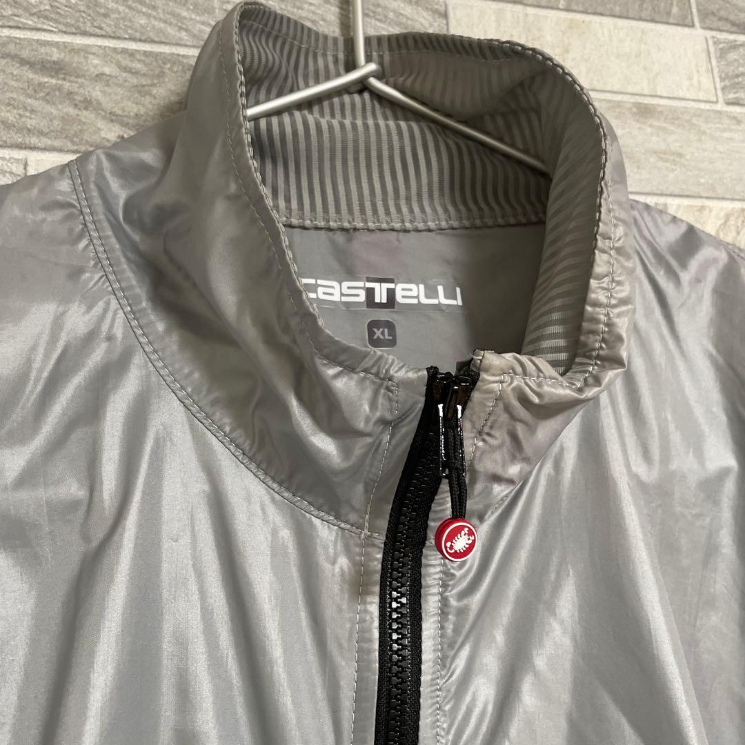 CASTELLI ARIA SHELL JACKET ウィンドブレーカー グレー