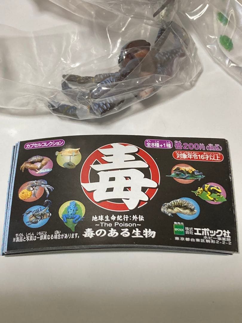 地球生命紀行 外伝 毒のある生物 全9種 コンプ エポック社