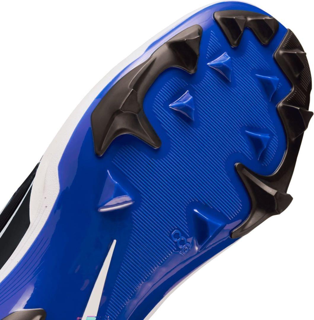 ナイキ 29cm アルファ メナス ストロング アメフト スパイク 靴 白 青