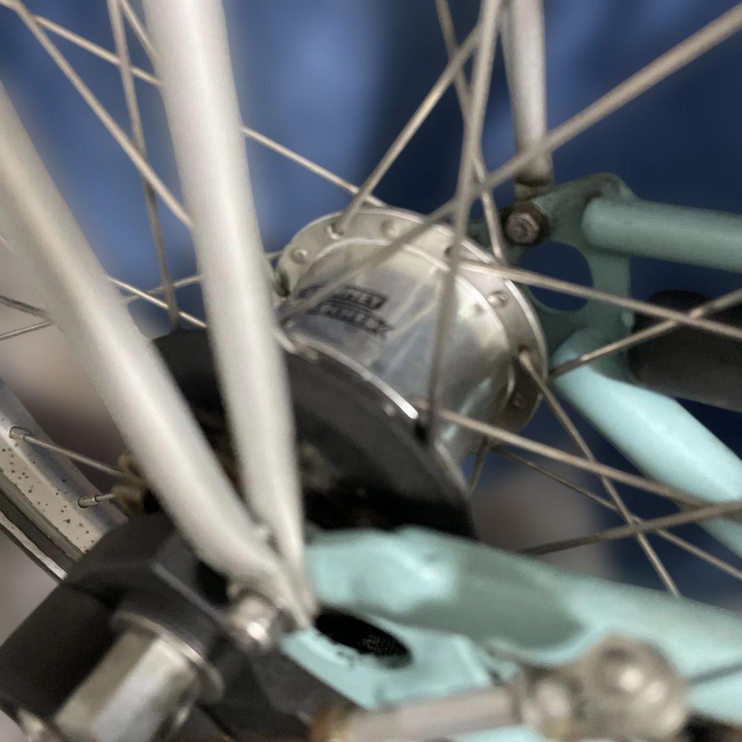 BROMPTON 折りたたみ自転車 水色