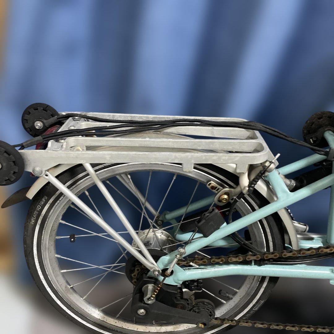 BROMPTON 折りたたみ自転車 水色