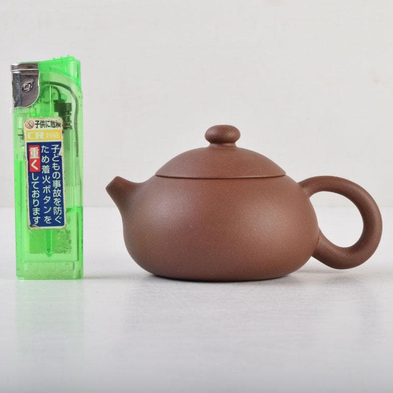 きち 　中国　宣興紫砂銘　紫砂　朱泥　急須　茶壷　C　9218