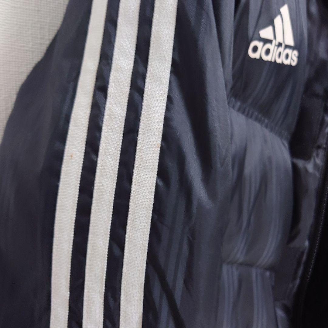 【美品】adidas アディダス 高機能ベンチコート 140サイズ　サッカー　黒