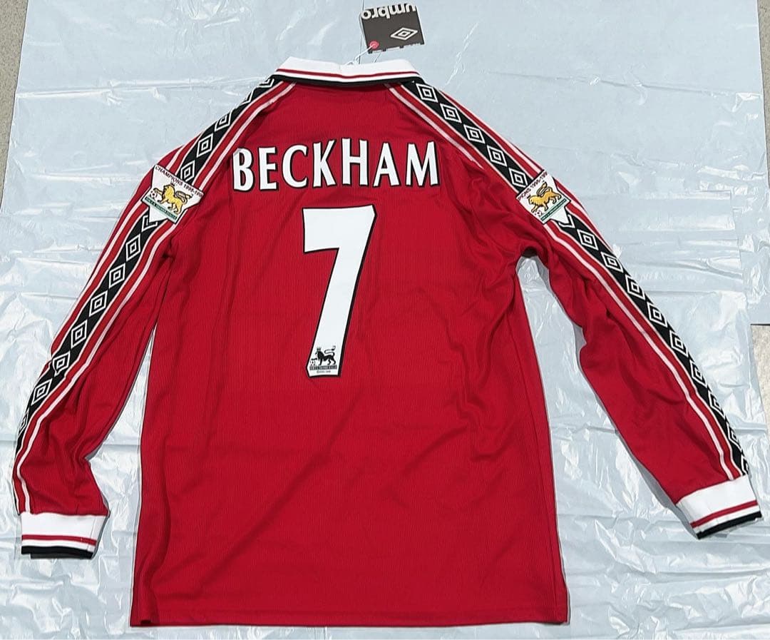 サッカーユニフォーム2XL マンチェスターユナイテッド00-02 BECKHAM
