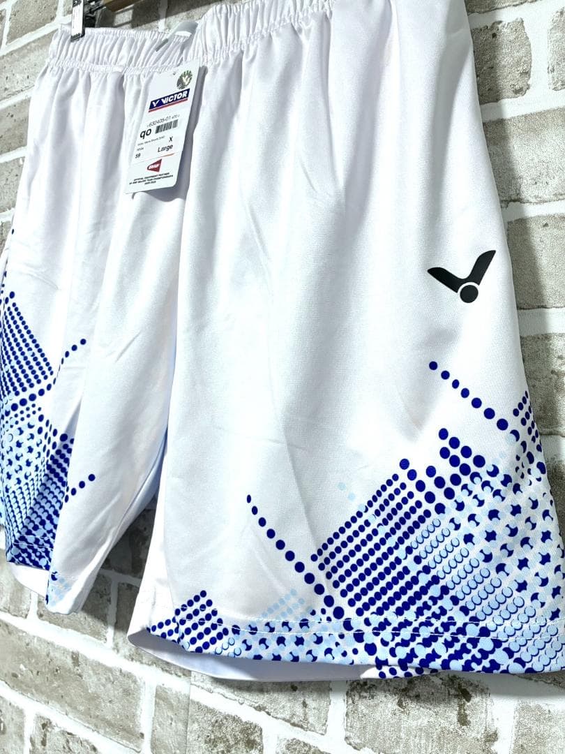 【早い者勝ち✨】新品 ビクター メンズ ゲームパンツ XL ホワイト 総柄