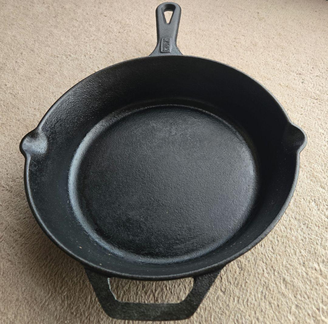 〖美品〗チャムス　スキレット　10インチ