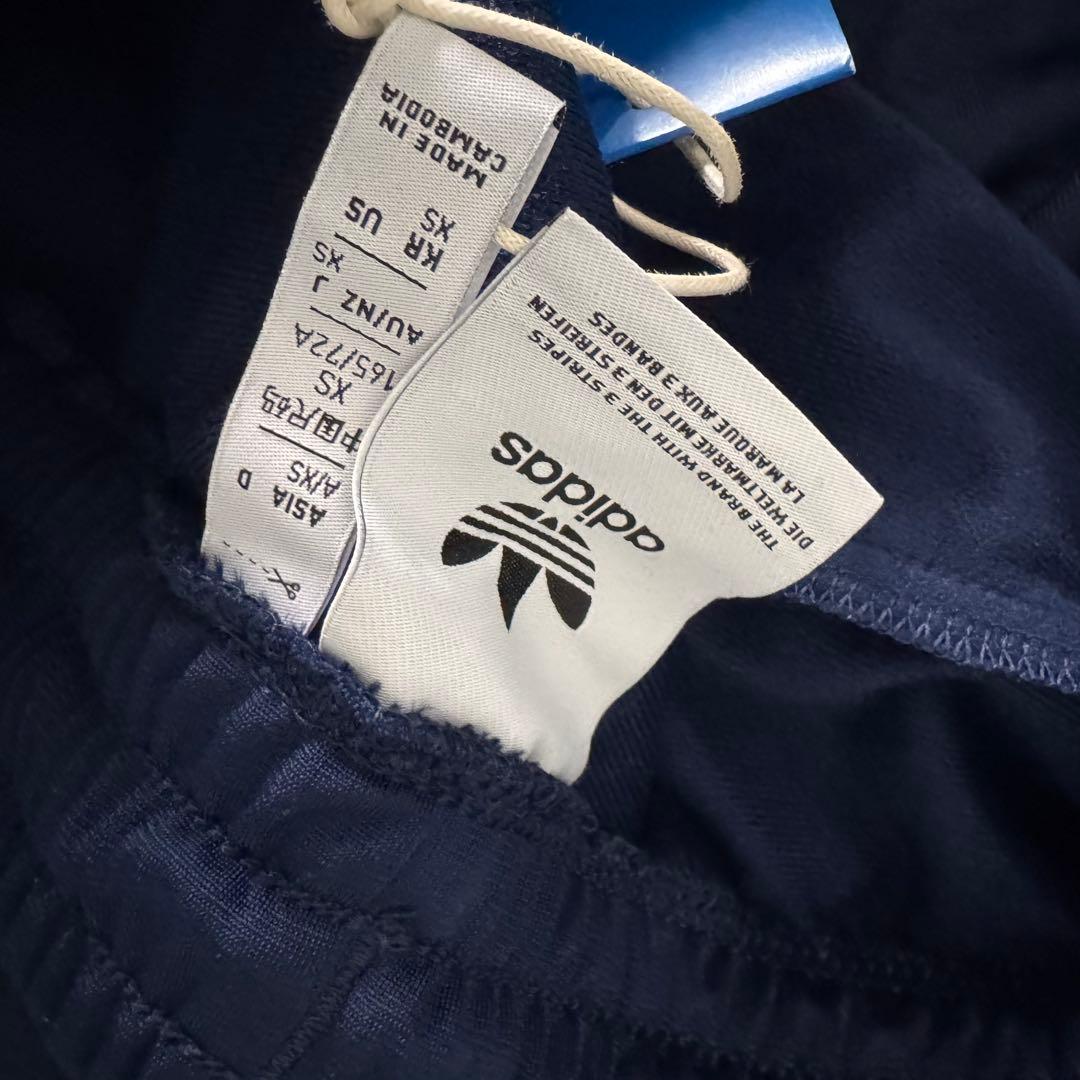 adidas ファイヤーバード トラックパンツ XS ネイビー×イエロー