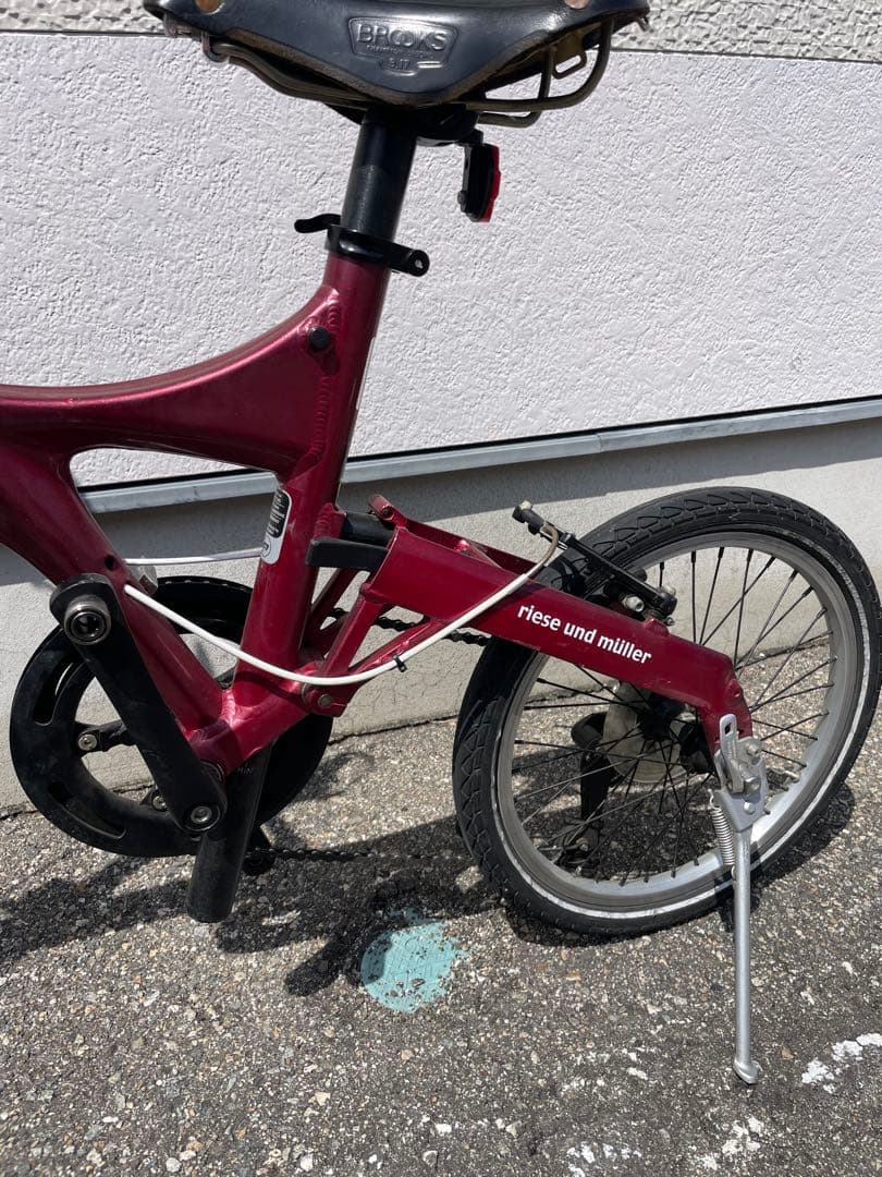 bd-1 折りたたみ自転車　サドル無し