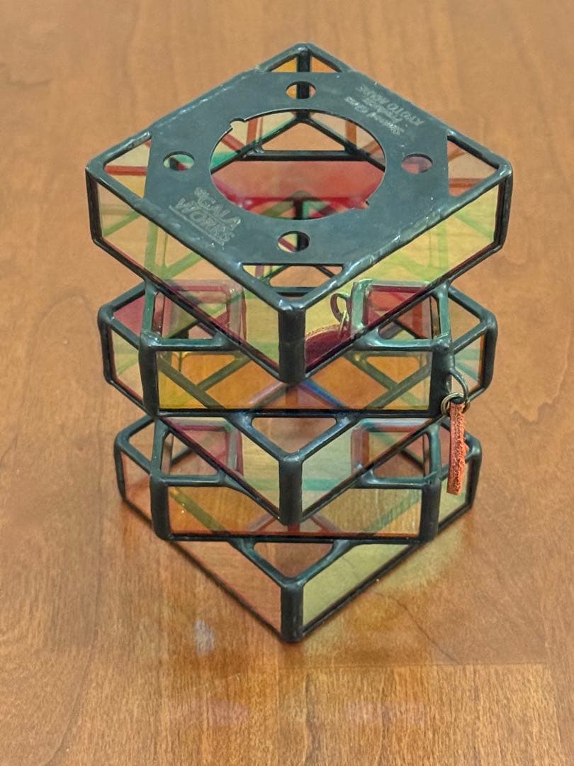 ガラワークス ランタンシェード CUBICLE PRISM プリズム ケース付き