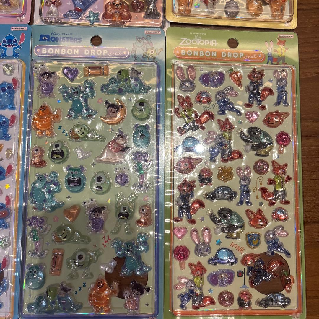 正規品ディズニーボンボンドロップシール8枚