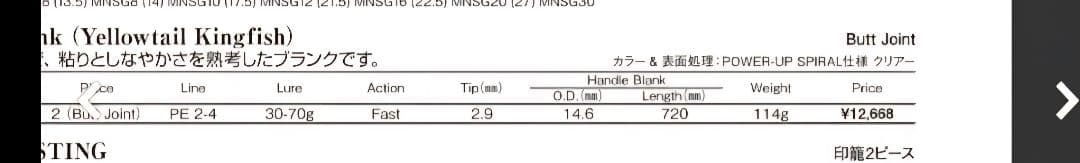 マタギ　キャスティングロッド　TR84 ポセイドン風