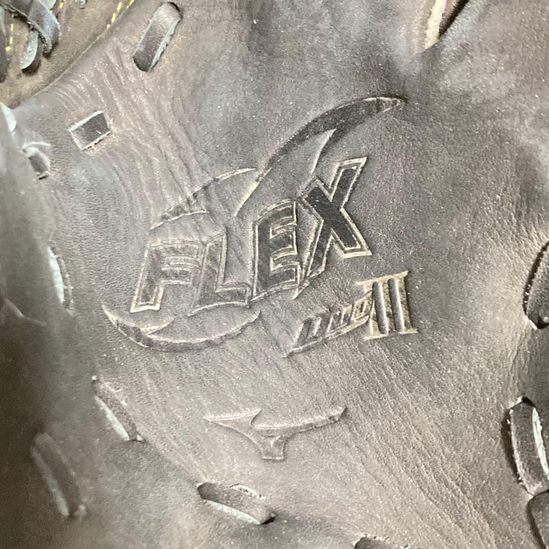 美品 ミズノ 野球 一般軟式グローブ オールラウンド 軟式 FLEX DUO Ⅲ
