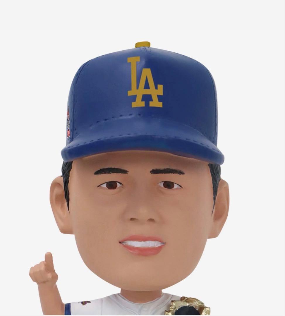 【大谷翔平】ワールドシリーズチャンピオン ゴールドジャージミニボブルヘッド 新品