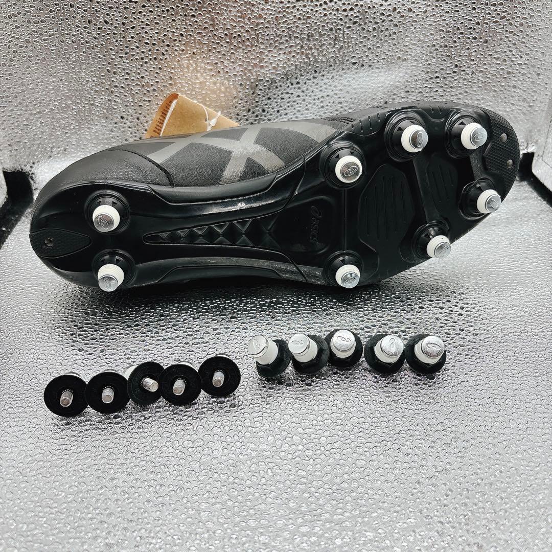 【27cm】 アシックス DS LIGHT サッカー スパイク シューズ 黒