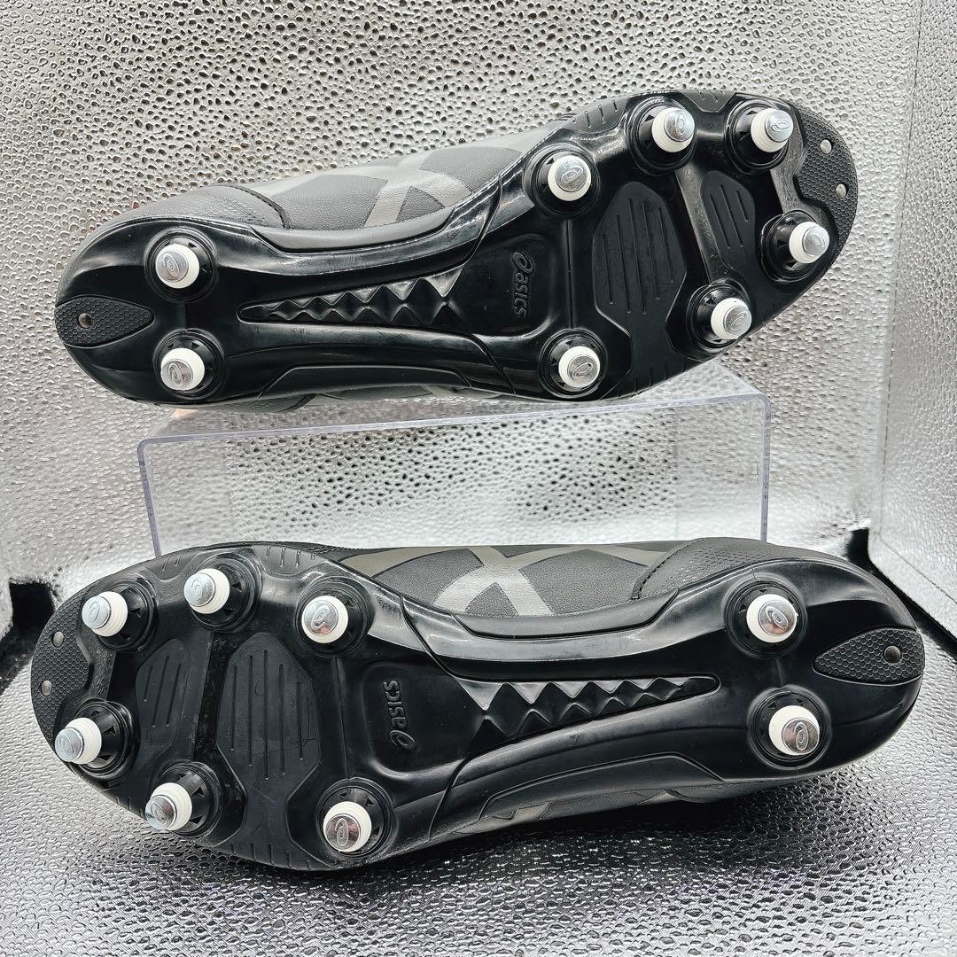 【27cm】 アシックス DS LIGHT サッカー スパイク シューズ 黒