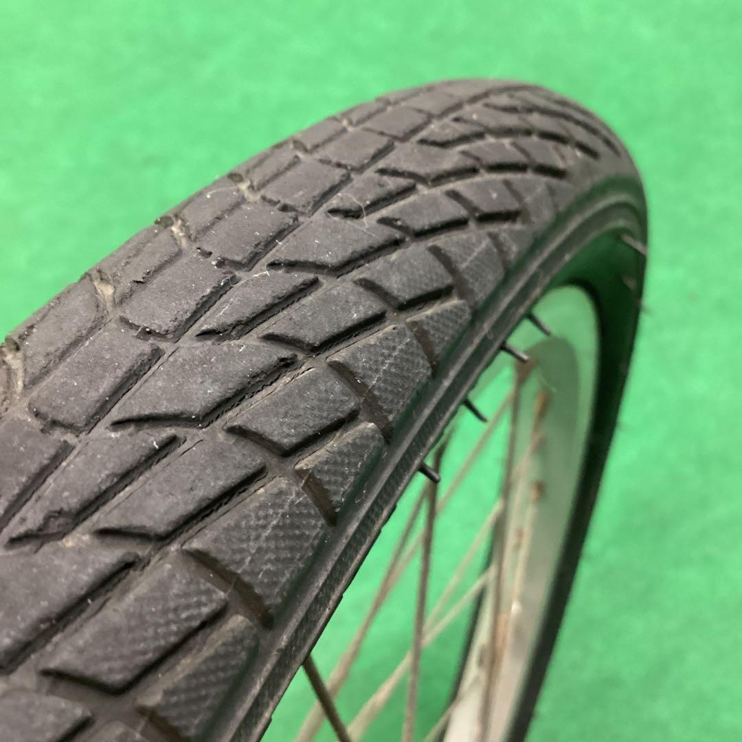 アルミホイール　20x1.75 前輪　タイヤ付　ハブダイナモ　フロント　J1端子