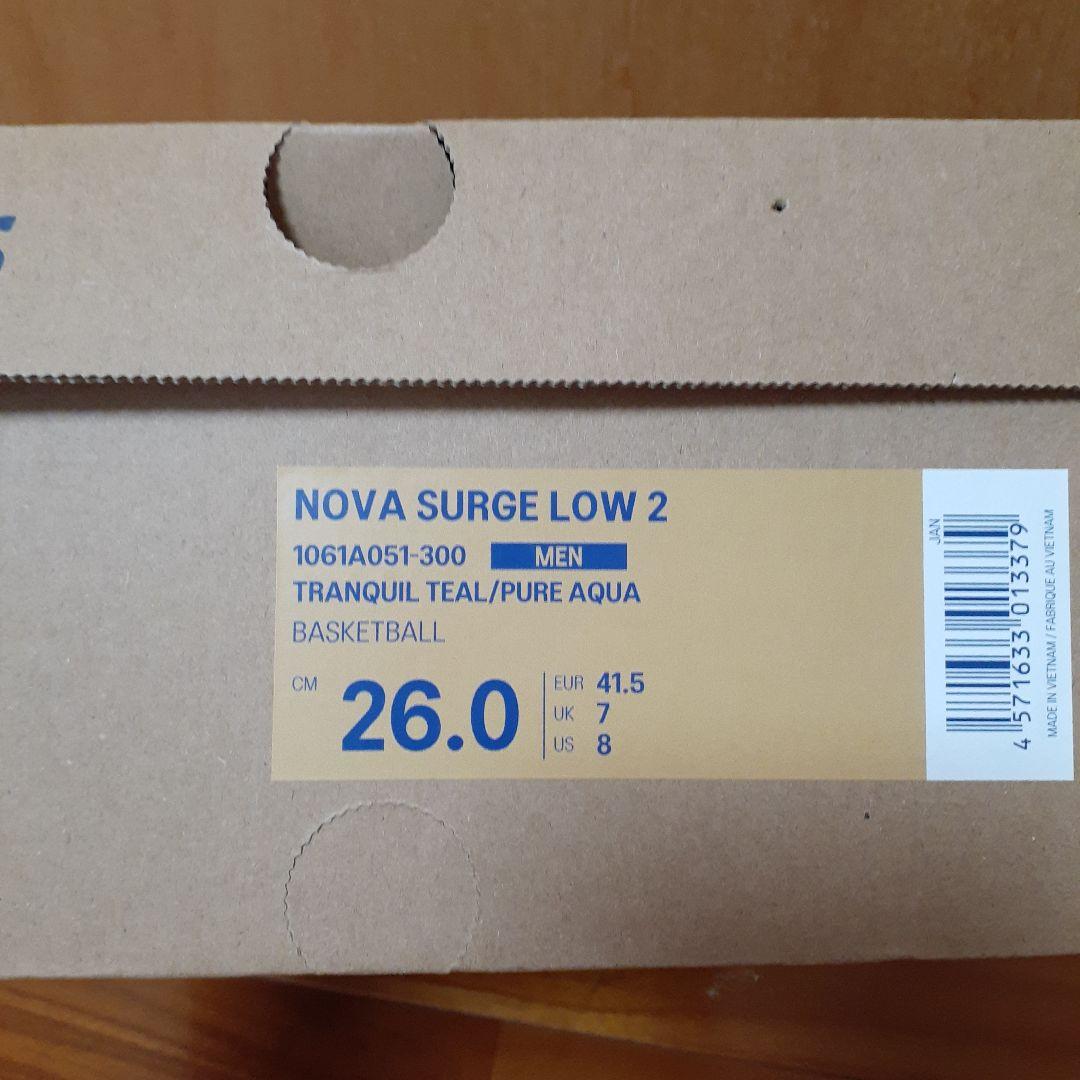 アシックス NOVA SURGE LOW 2 26cm