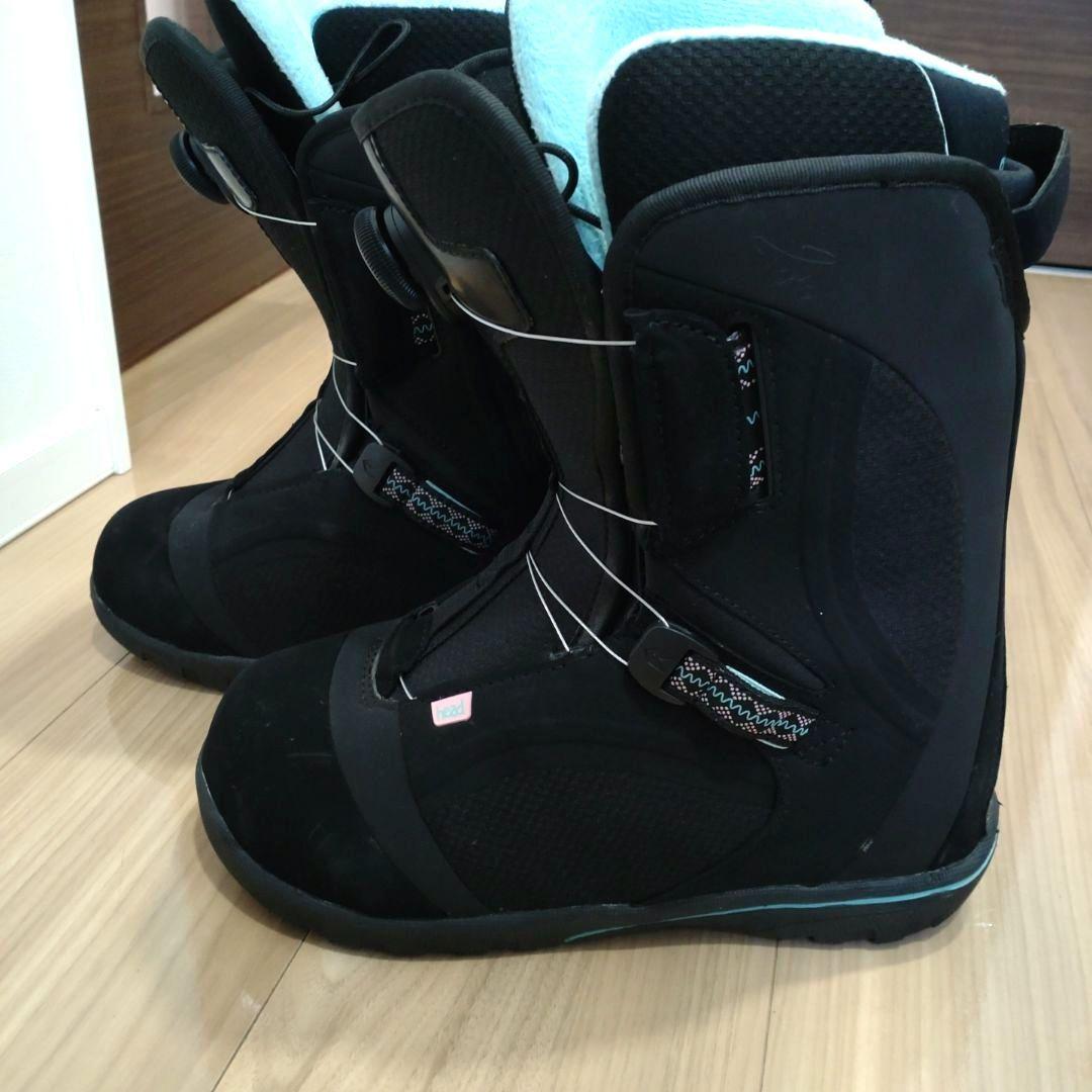 ヘッド　HEAD TWO スノーボードブーツ 24cm BOA ブラック