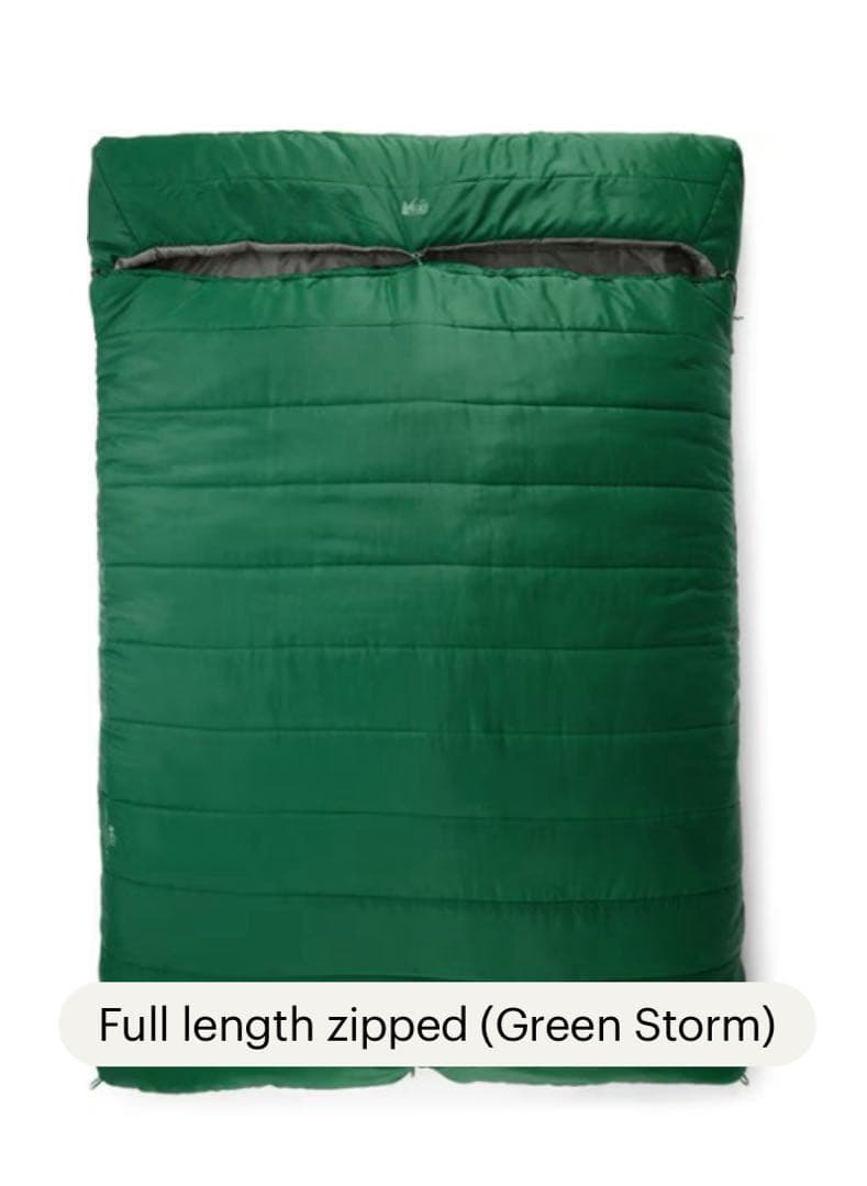 REI Siesta Hooded Double Sleeping Bag！