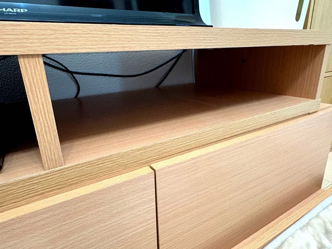 ナチュラル木製テレビ台