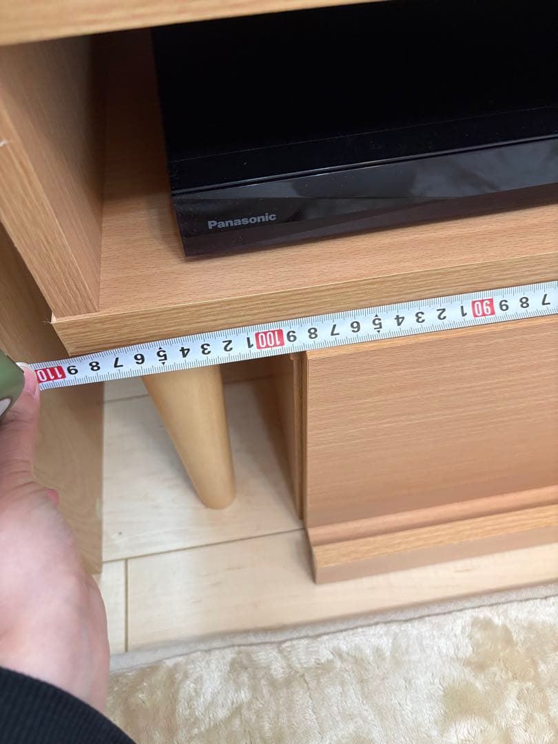 ナチュラル木製テレビ台