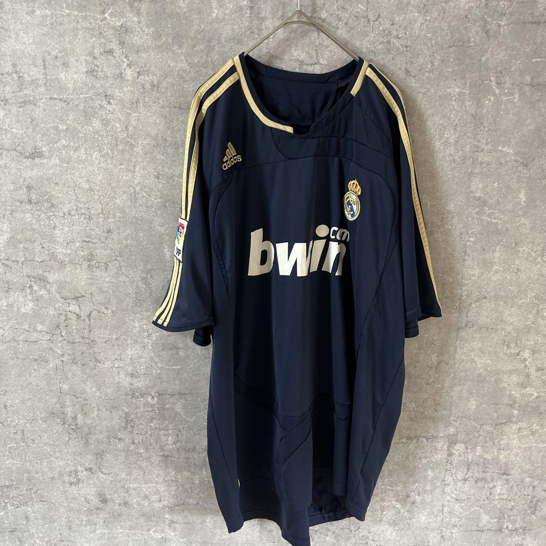 adidas Real Madrid ジャージ ネイビー　2XLサイズレアル