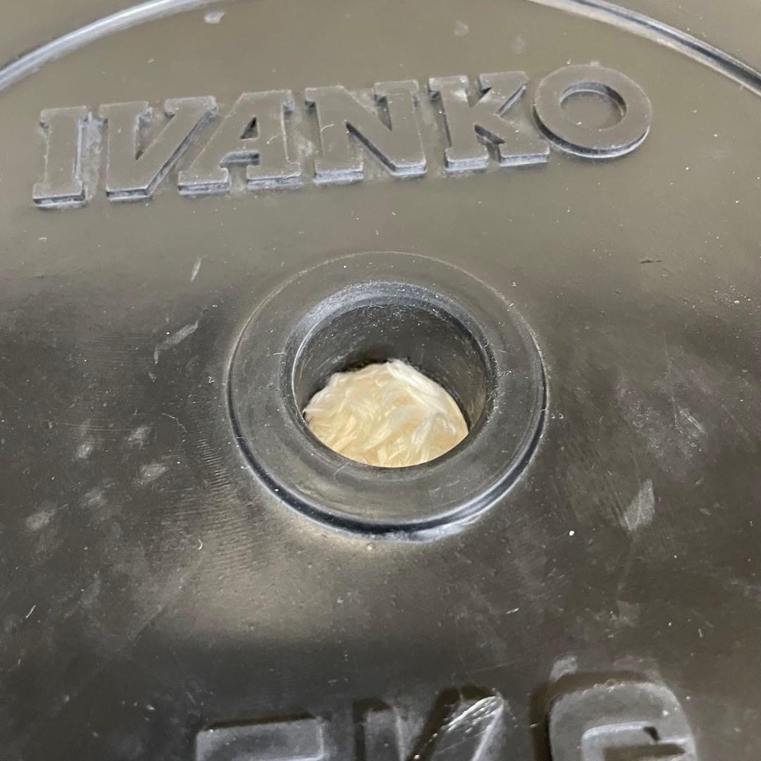 IVANKO イヴァンコ ラバーダンベルプレート 5kg×4枚 計20kg
