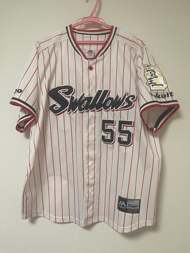 ヤクルトスワローズ　村上宗隆　三冠王　ユニフォーム　つば九郎